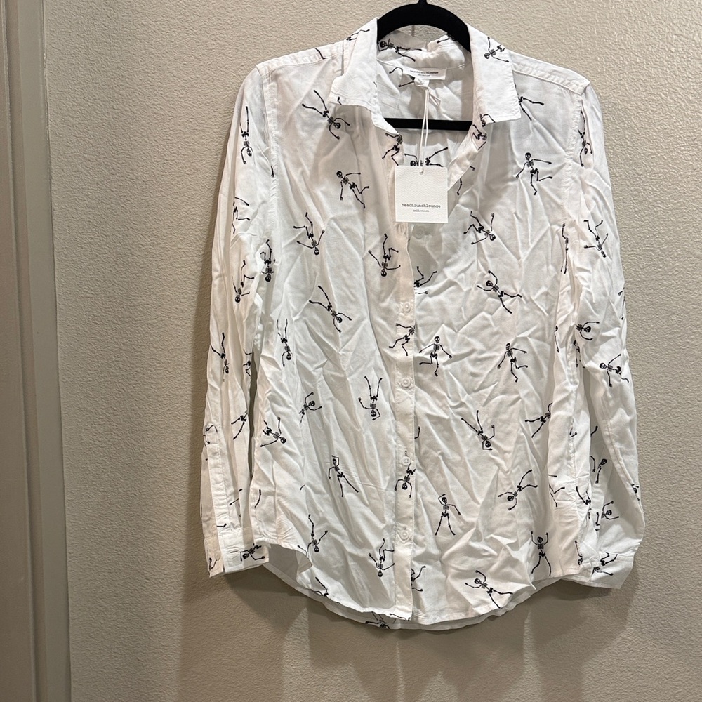 White Skeleton Shirt